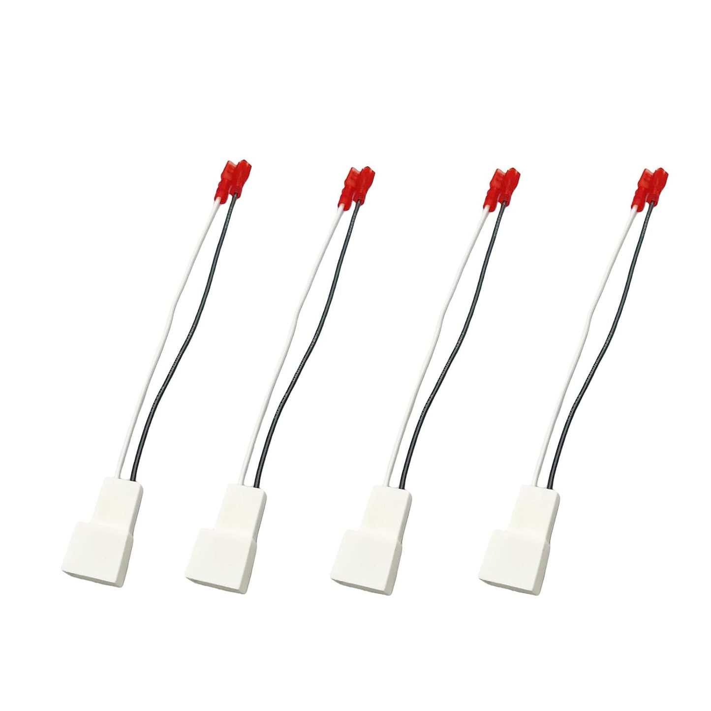 Bstenky 4PCS #72-8104 Car Front and Rear Door Stereo Radio Speaker Wiring Harness Adapter Connector Plug Compatiable