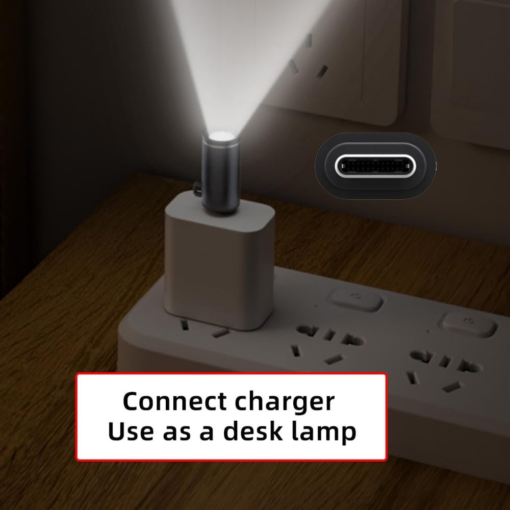 2pcs 210 cablecc USB-C Atmosphere LED Lighting for Outdoors Walking Cycling Phone Laptop Charger Night Lamp Lumens