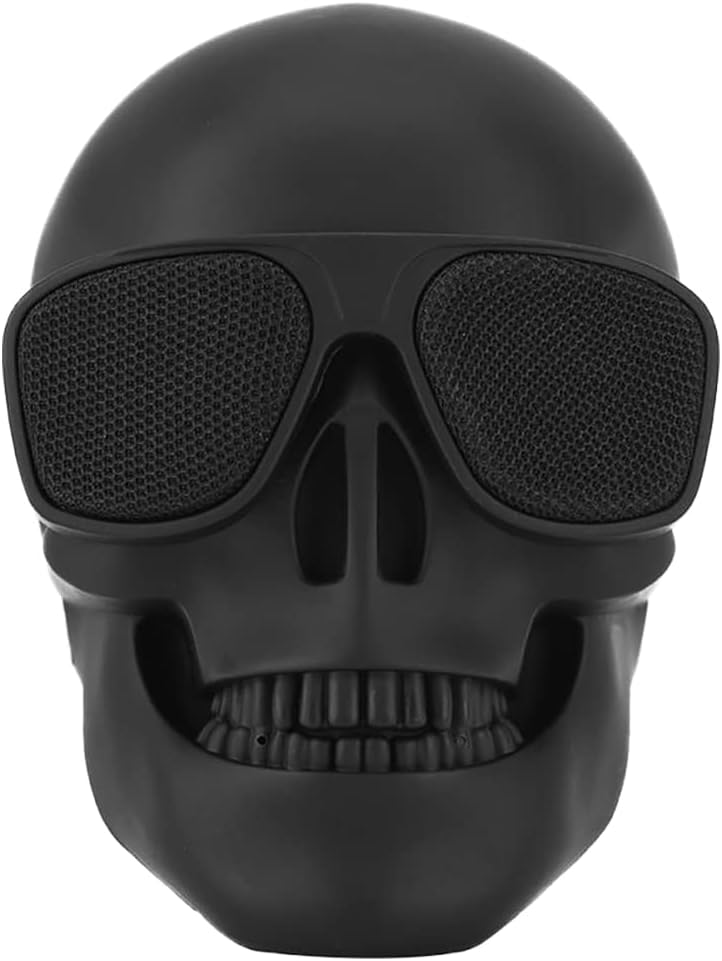 VIGROS 8W Phone/MP3/MP4 Skull Speaker, Portable Bluetooth Speakers Unique Speaker Output Bass Stereo Compatible
