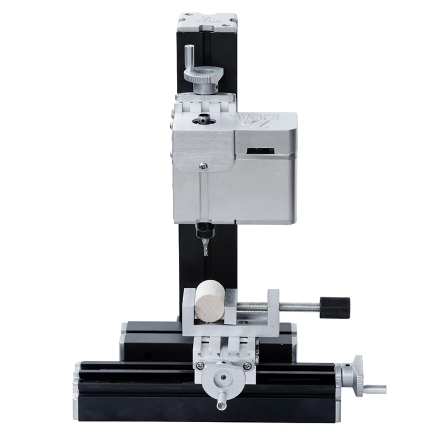 ZHRUI Electroplated Mini Metal Milling Machine 36W 20000rpm DIY Vertical Miniature Mill Lathe Machine Tools for Creative Maker Miniature Miller