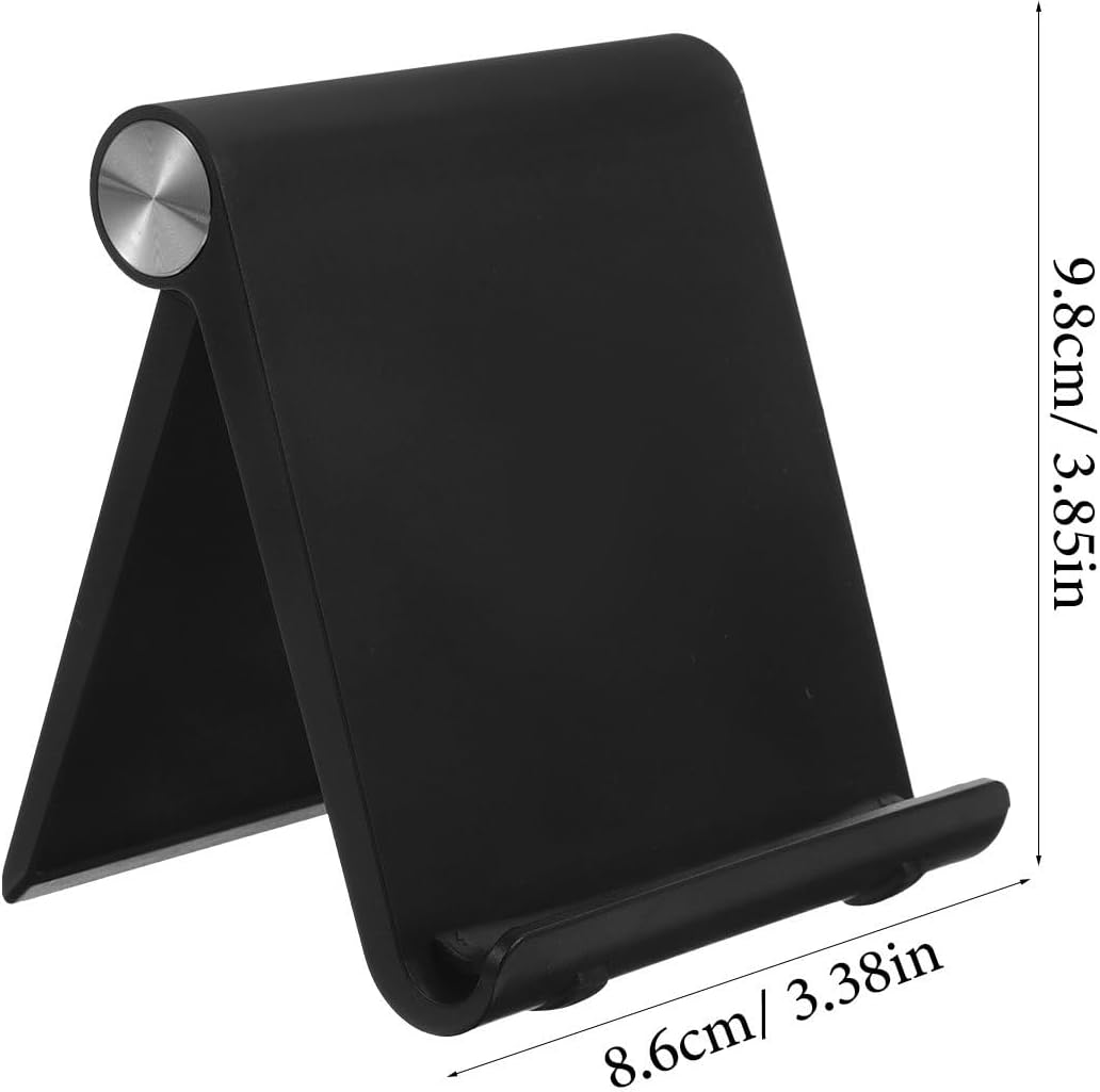 BETOOKY Adjustable Mobile Phone Stand and Tablet Holder for Desk Use, Foldable Compact Desktop Cell Phone Bracket