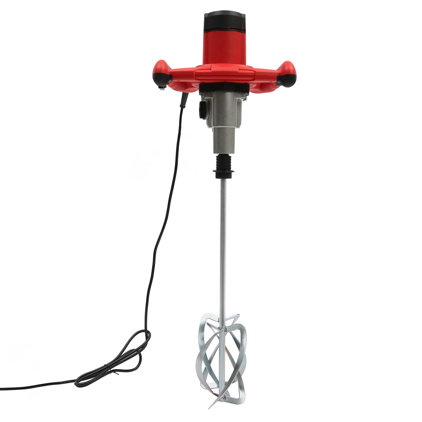 DYNAMI Double Paddle Concrete Mixer Electric Mortar Stirrer,2800W Double-handle Electric Cement Mixer,High Low 6 Adjustable Speed,for Mixing Mud, Cement, Mortar, Paint, Fodder