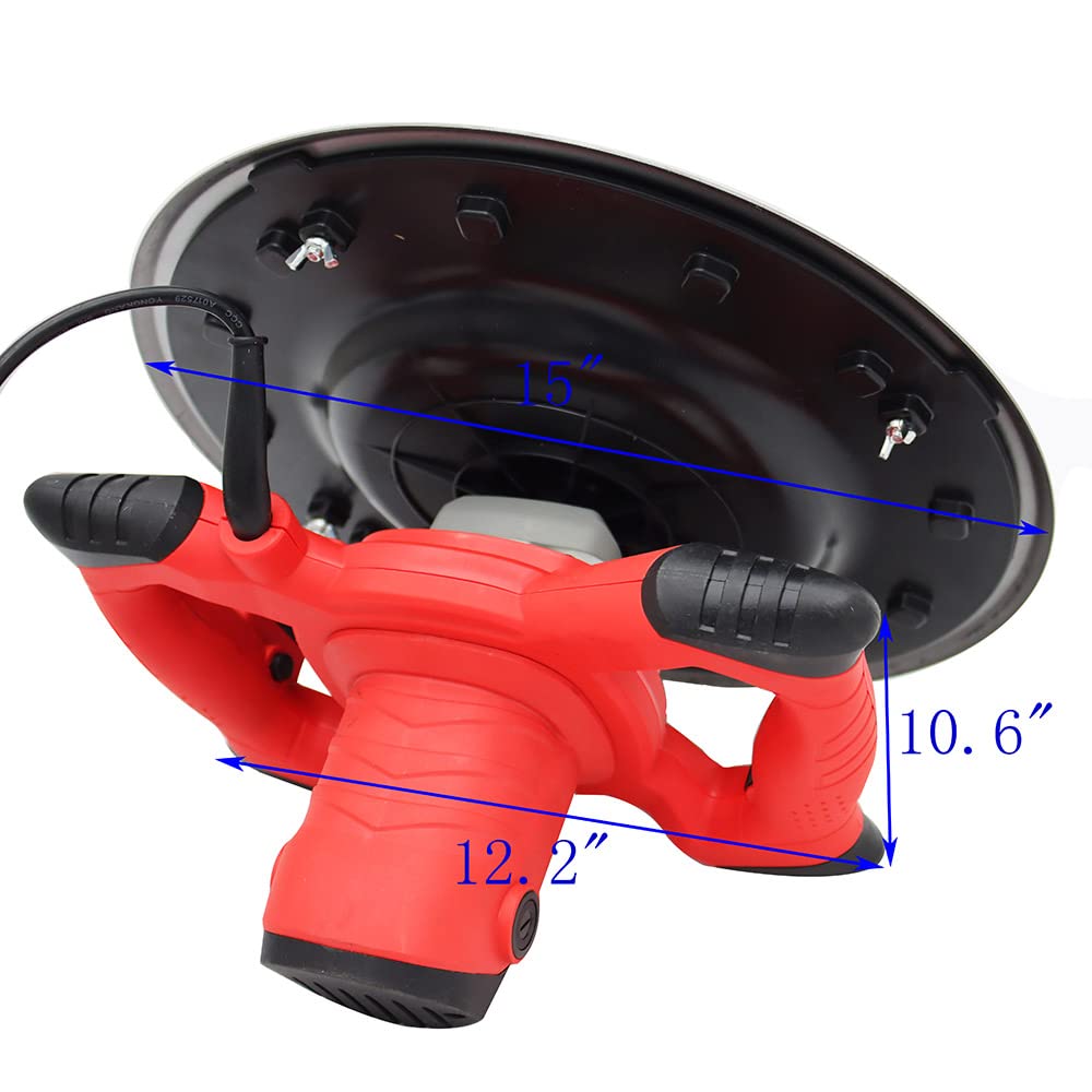 PreAsion 220V Wall Smoothing Polishing Machine 3800W Electric Concrete Cement Mortar Trowel Hand-Held Putty Cement Mortar Trowel Plaster Smoothing Tool