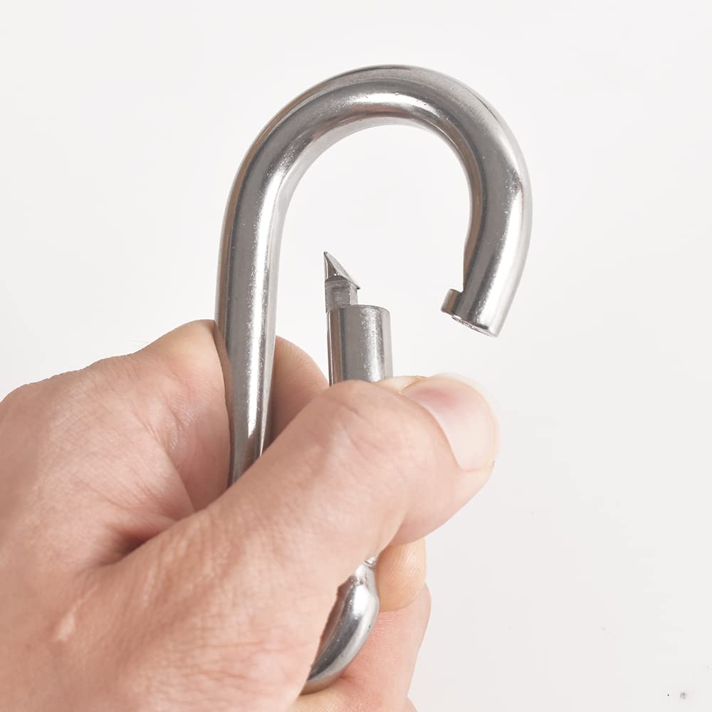 Cozihom 3.5" Heavy Duty Carabiners 700LB Weight Capacity, Spring Action Snap Hook Attachment, Anti-Rust for Hammocks, Swing Chairs, Gym Equipment, Camping Pack of 2