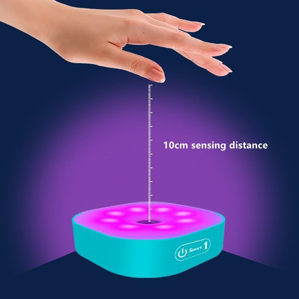 EAS1SOOPE Reaction Training Lights for Improves Reaction Time Speed and Agility of Athletes, Physical & Neurological Therapists, No App(Blue,A Set of 3 Lamps)