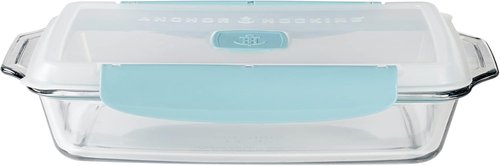 Anchor Hocking 3 Quart Bake Dish - TrueLock Locking Lid for Secure Storage & Baking