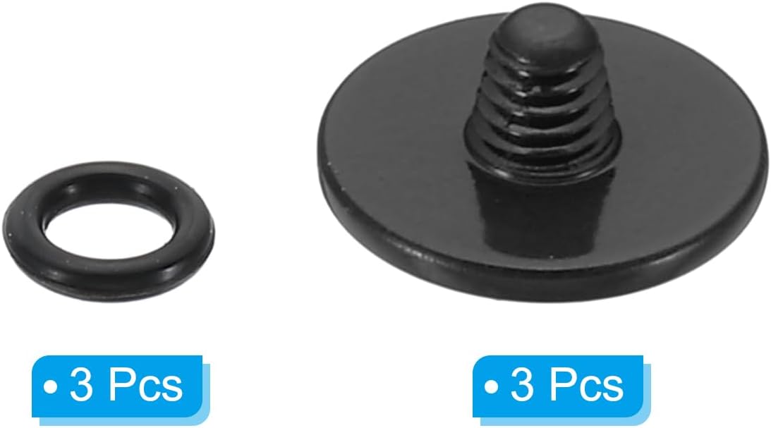 3 Pack PATIKIL Camera Shutter Button, Soft Shutter Release Button Pure Copper Camera Button Convex Suitable for Nikon