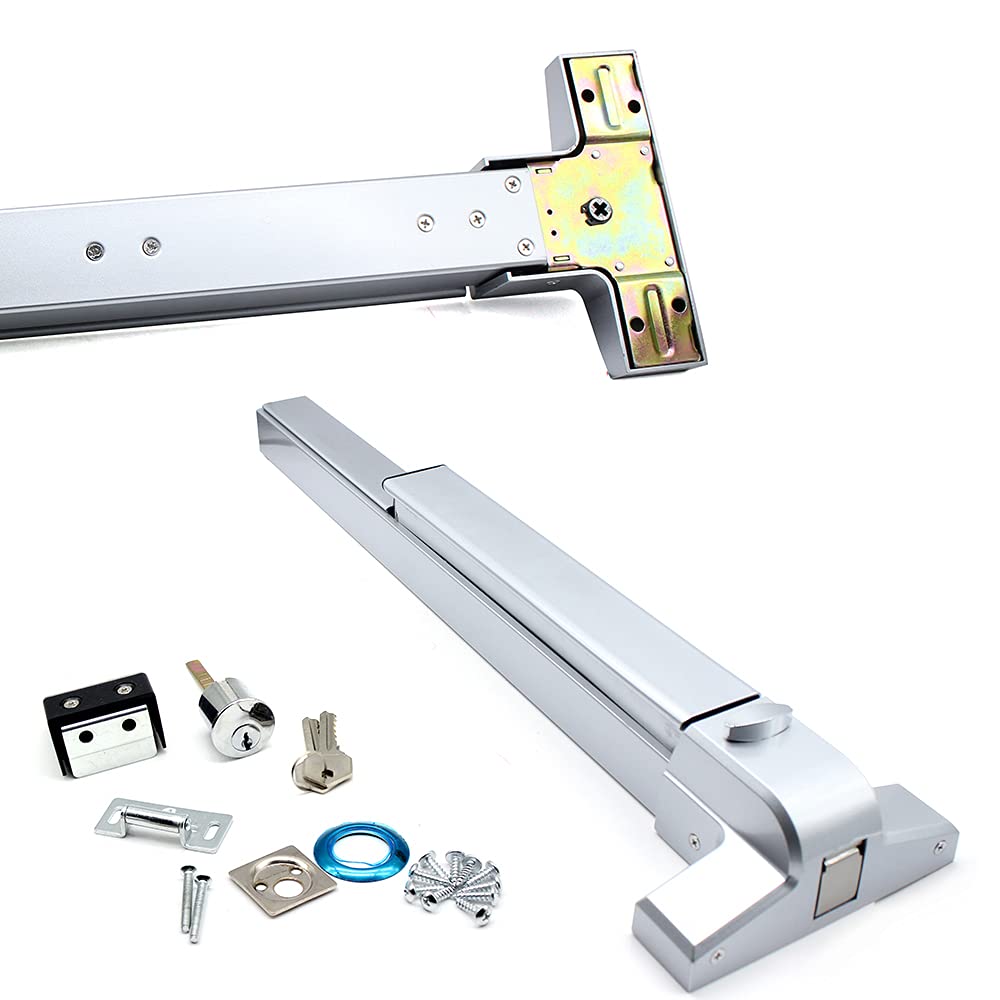 Futchoy Door Push Bar Panic Exit Device Lathe Push Heavy Duty Hardware Latch Fireproof Emergency Lock Commercial Single Door