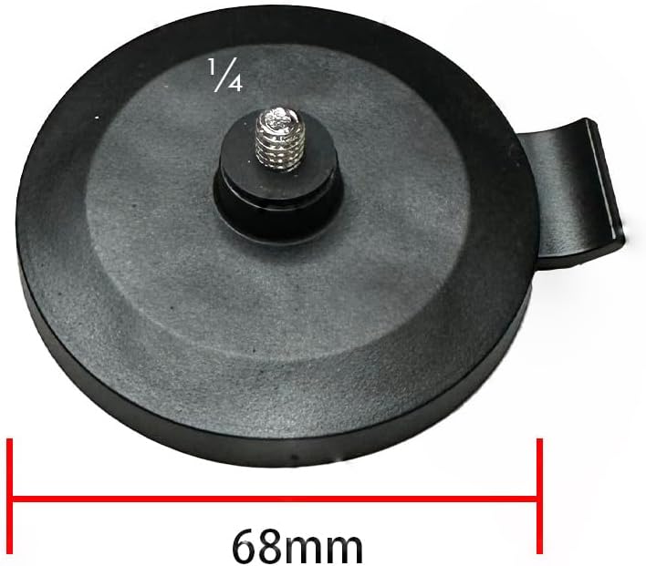 ThtRht 1/4''-20 Magnetic Camera Mount Base with Threaded Stud Windproof Strong Magnets Mounting Adapter for Gopro