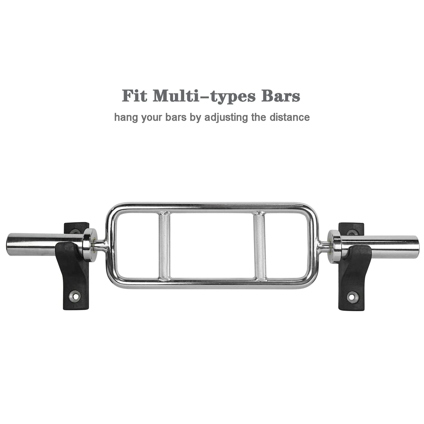 Luwint Barbell Holder Wall Mounted, Premium Horizontal Single Bar Storage Rack