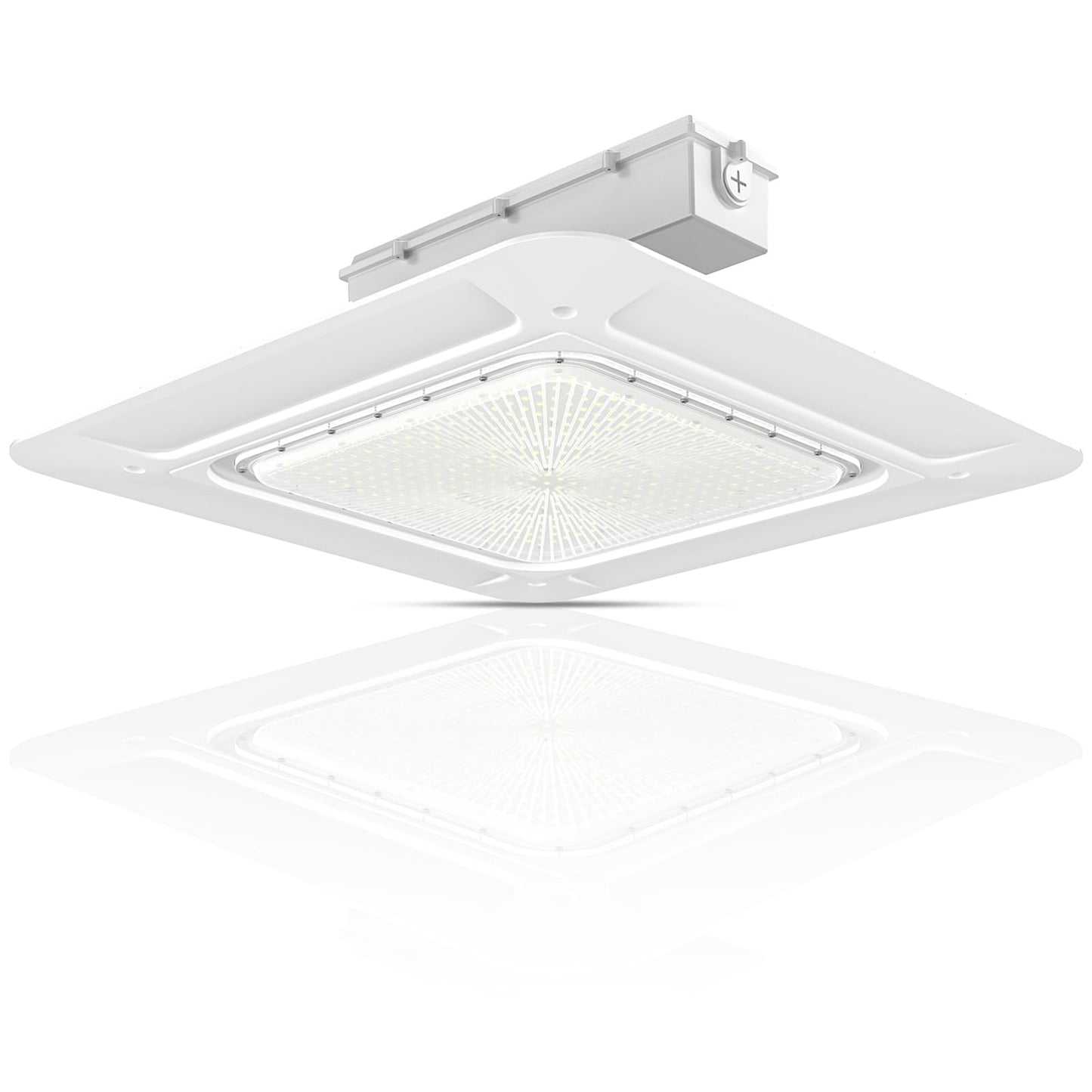 240W LED Canopy Light, 43200LM 5700K Daylight, Surface Mount LED Gas Station Light (1000W HID/HPS Equivalent), Commercial Parking Garage Ceiling Lighting, IP65 Waterproof, 100-277VAC, UL Listed