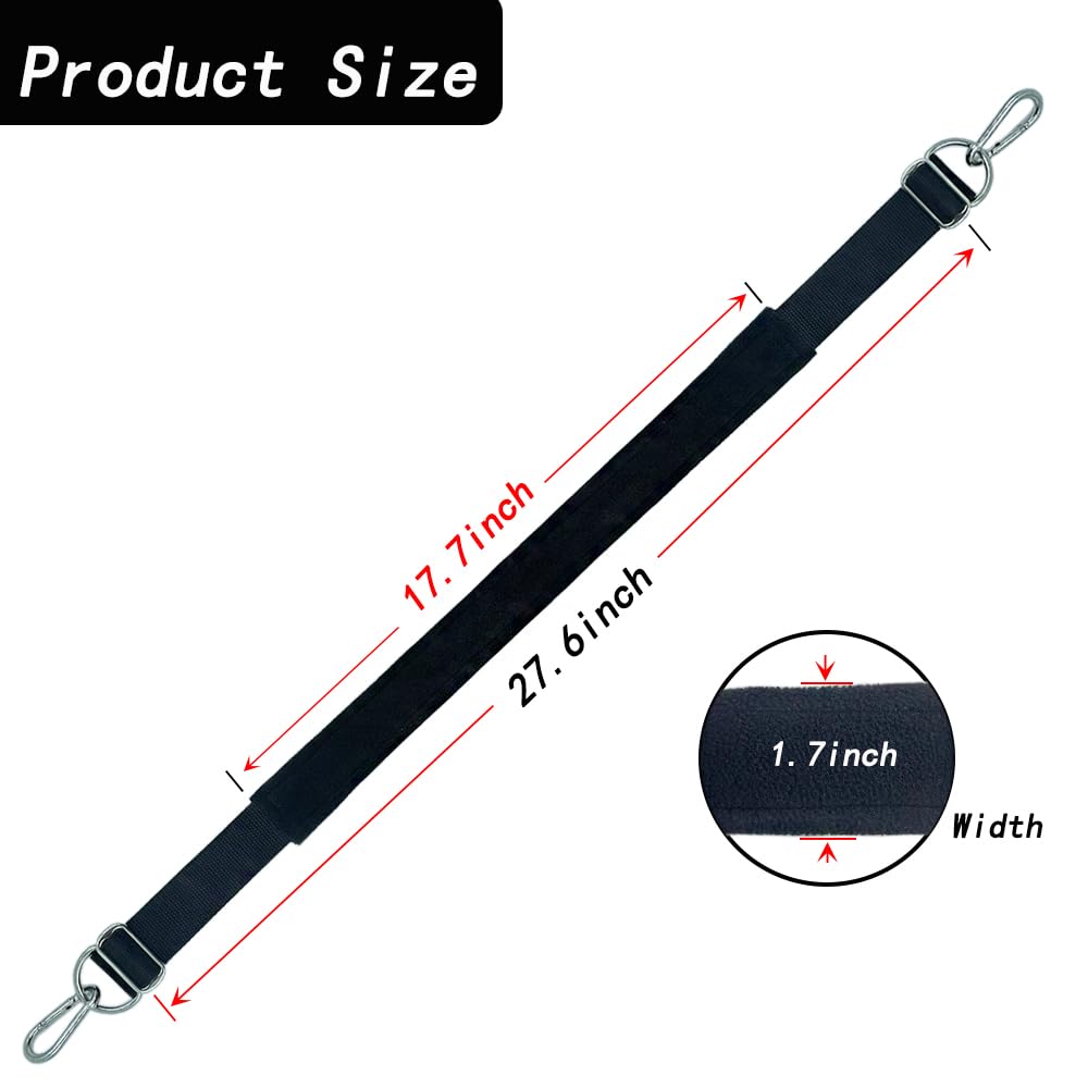 LOOEEL Pilates Equipment Hook and Tie Straps,Equipoise Body Cotton Straps,Suitable for Pilates Core Bed Accessories,Balance Training -Thickened Material 27.6 in.