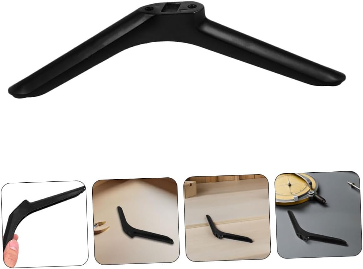 Toddmomy 3 32-inch Universal Pairs Tv Stand Legs for Television, Hardware Bracket Replacement Feet with Screws