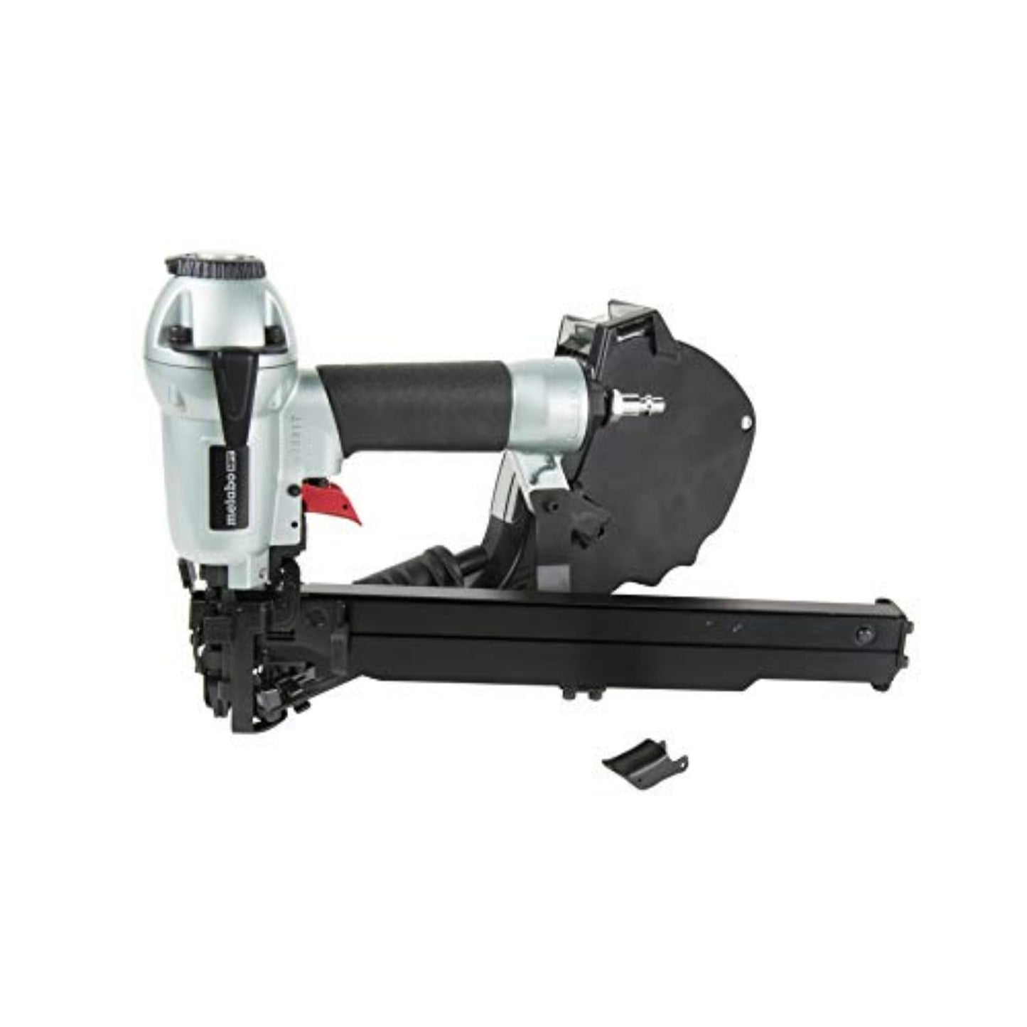 Metabo HPT Cap Stapler, Pro-Preferred Pneumatic Power Nailers, Crown Stapler for Roofing Felt, Foam Insulation & House Wrap, 18 Gauge, Up to 200 7/16" Crown Staples, Length 7/8" to 1-1/2", N3808AP