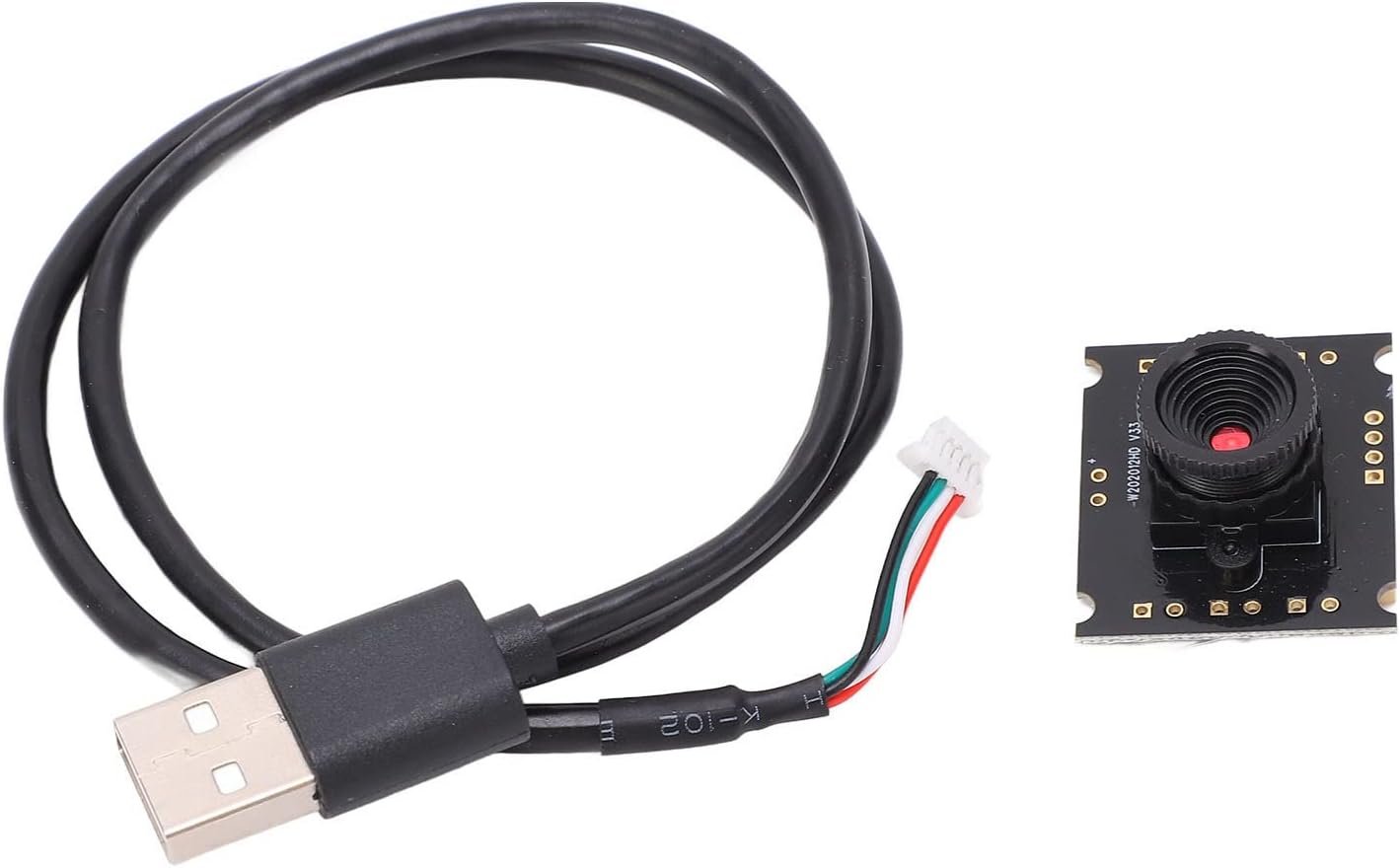 Eujgoov 1MP W202012HD V33 42 1MP CMOS OV9726 USB2.0 40cm 15.7in Camera Module Horn Lens USB Camera Module Mini Webcam