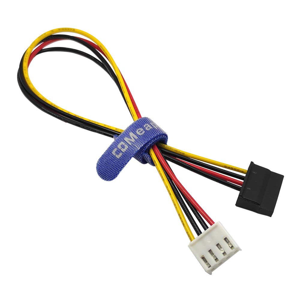 4 13-in(33cm) (2-Pack) COMeap SATA Power Cable for Hikvision Video Recorder, Pin to SATA Hard Drive HDD Power Adapter
