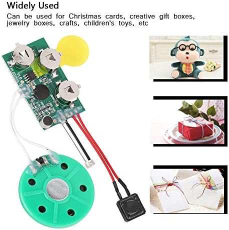 FOSA 60 DIY Greeting Card Chip, Seconds Music Sound Audio Voice Recording Module Device Chip Recordable Sound Chip