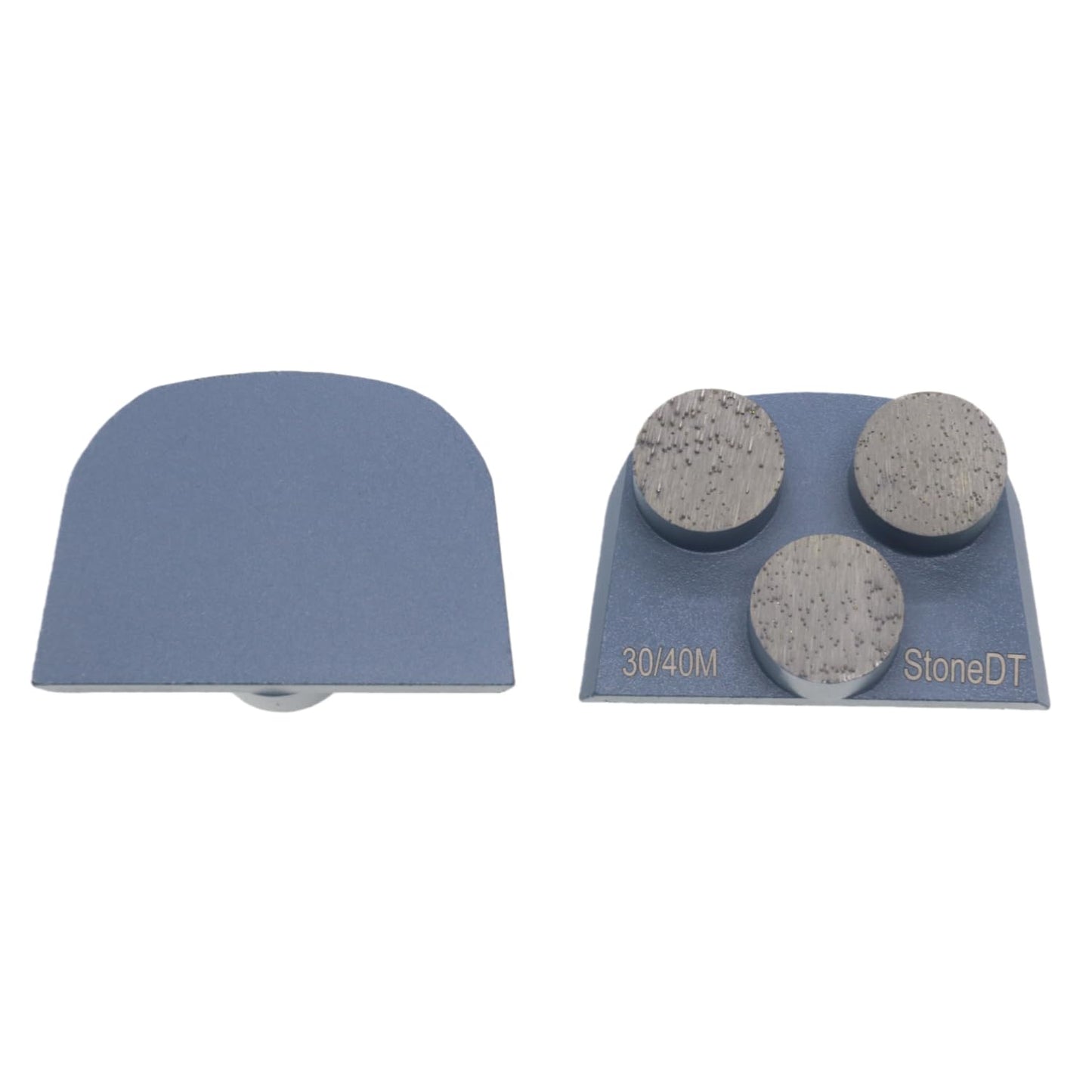 Concrete Floor Grinding Disc, Metal Diamond Grinding Shoes for Concrete Preparation, Fit with Lavina EDCO Floor Grinder, Three Round Segs, 30/40 Grit Medium Bond