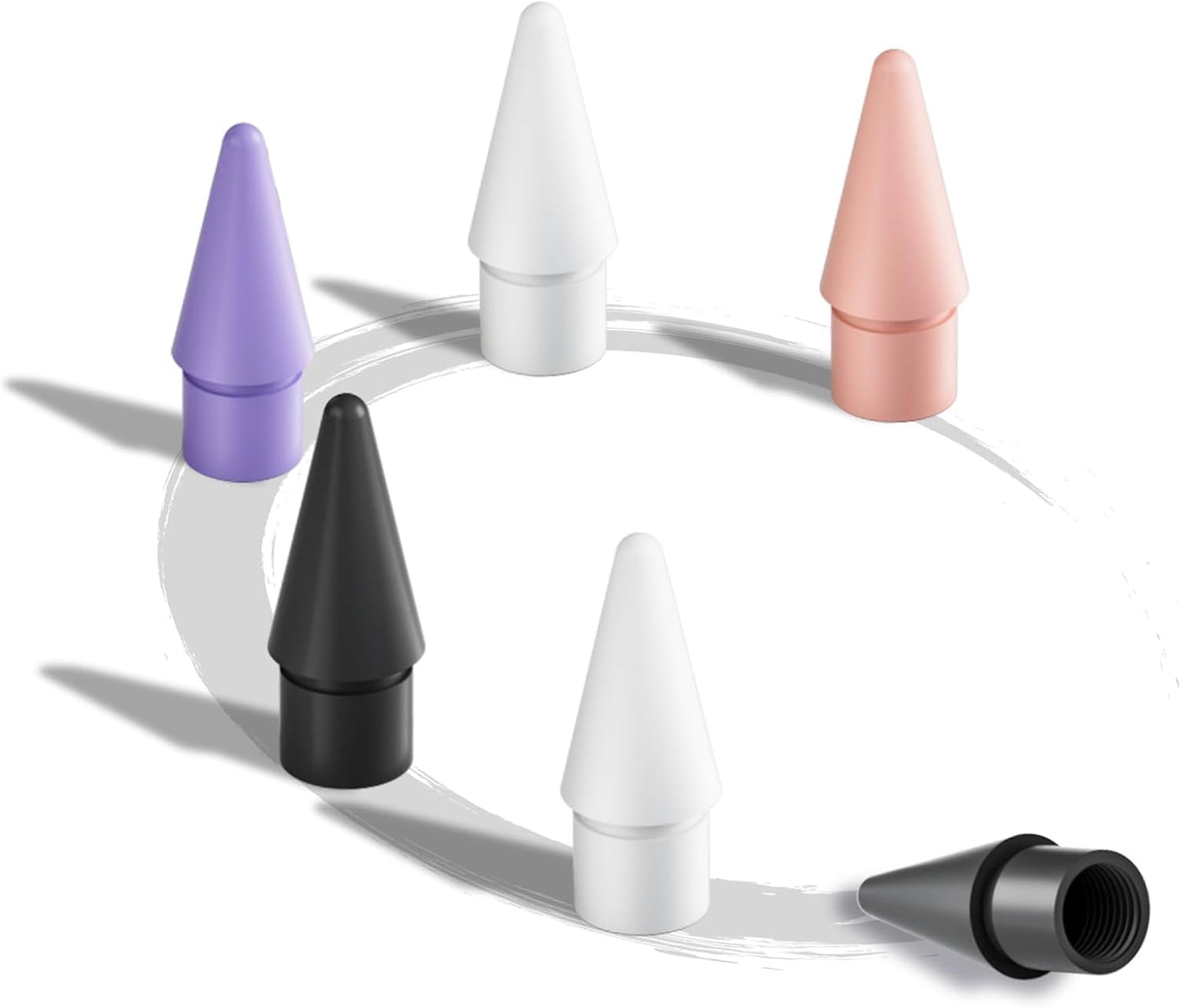 COOSTART 2nd Gen/1st 4 6 Pack Replacement Tips Compatible with Apple Pencil Gen/USB-C/Apple Pencil Pro Generation