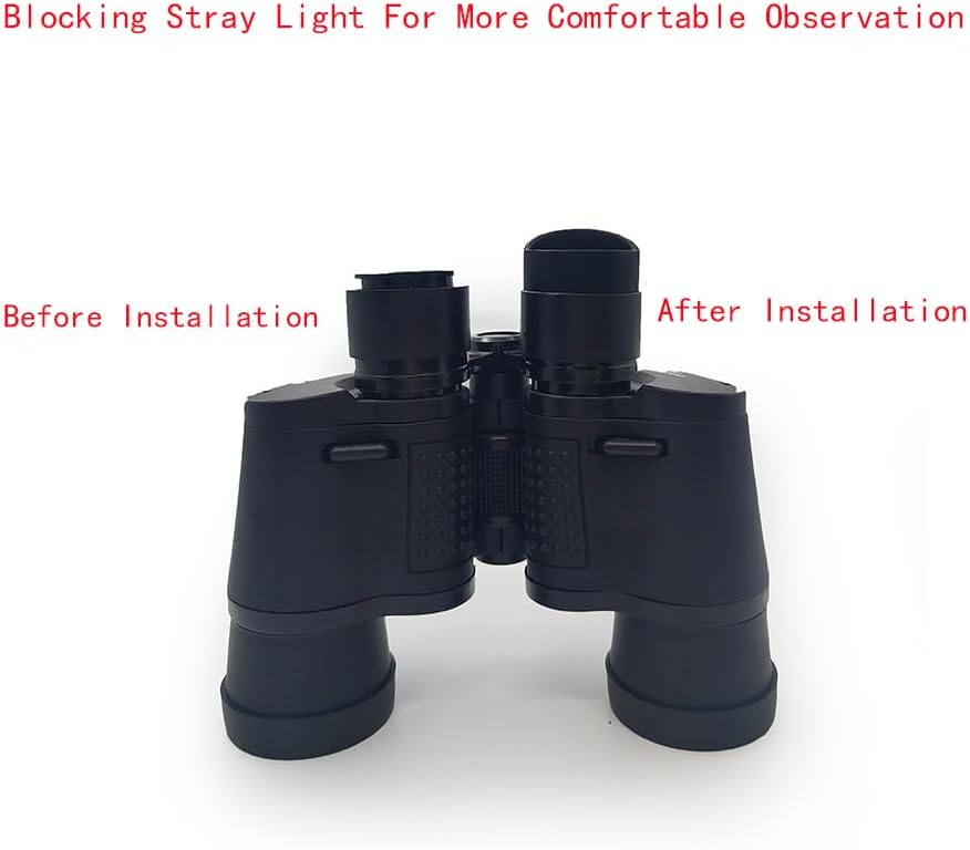 SKYPRO 2PCS 23mm Aperture Shiel for Microscope Telescope Eyepiece Eye Piece Rubber Eye Cups