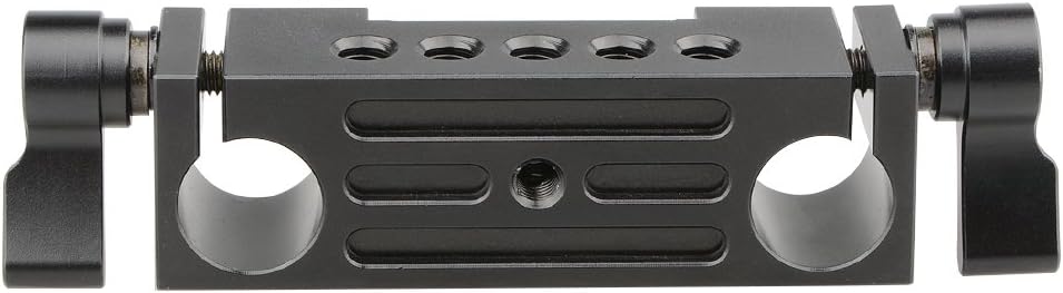 CAMVATE 15mm Railblock 15mm System(2 1778 Rod Clamp for DSLR Rail Rig Rod Support PCS)
