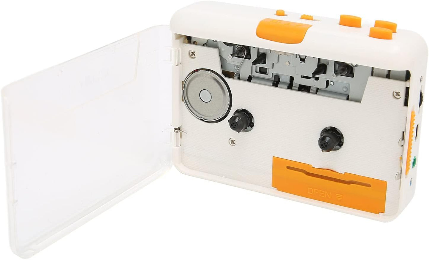 Cassette Tape-To-MP3 USB Tape Converter Player, Portable Plug And Play Capture Device With Software For CD Burning