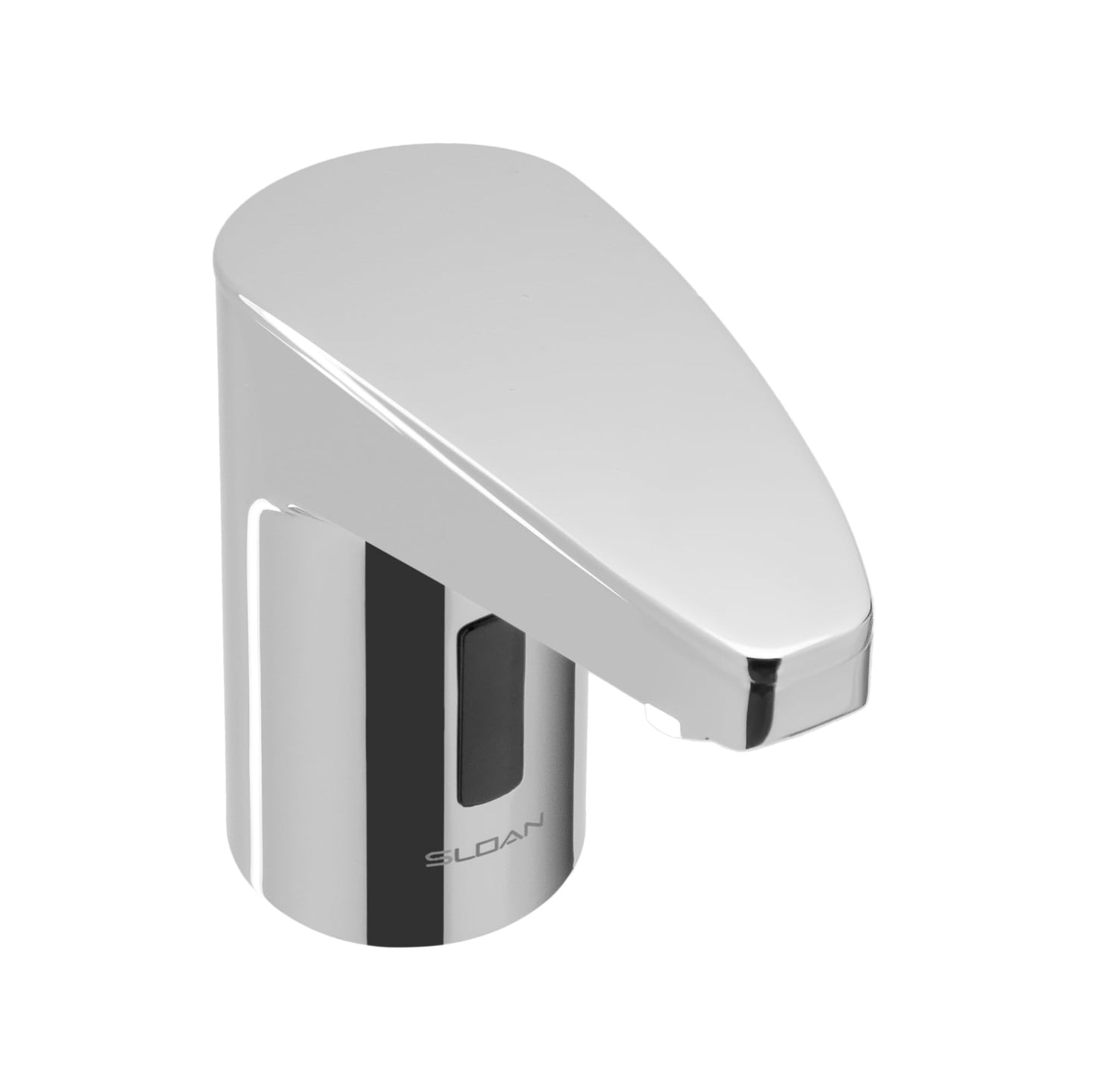 Sloan Optima EAF-350 Sensor Activated Touch-Free Faucet, Commercial Grade with Mounting Hardware - 0.5GPM Battery-Powered Deck-Mounted Mid Body, Polished Chrome Finish, 3335110