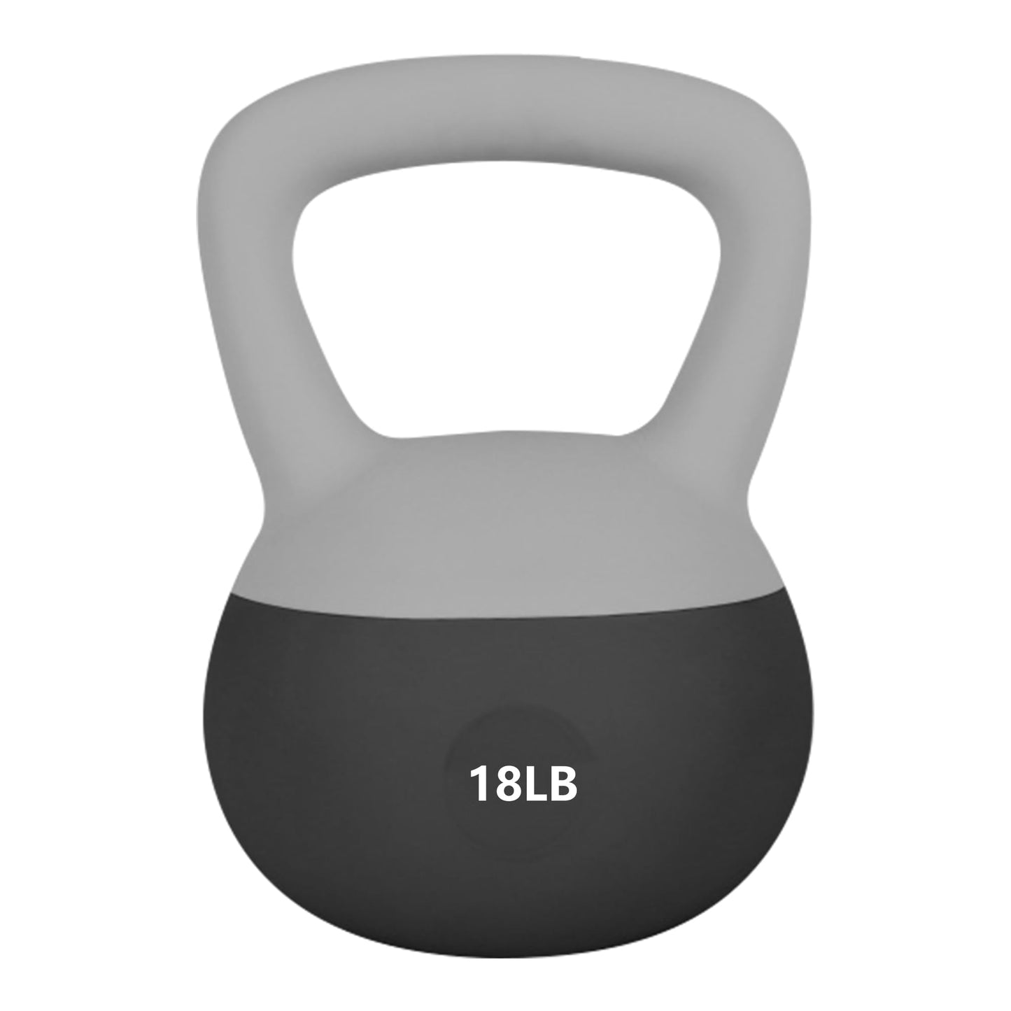 Leikefitness Soft Kettlebells,Sand Filled Weights for Women and Men,Color Coded Anti Slip Soft Kettlebells,Home workout (BLACK, 18LB)