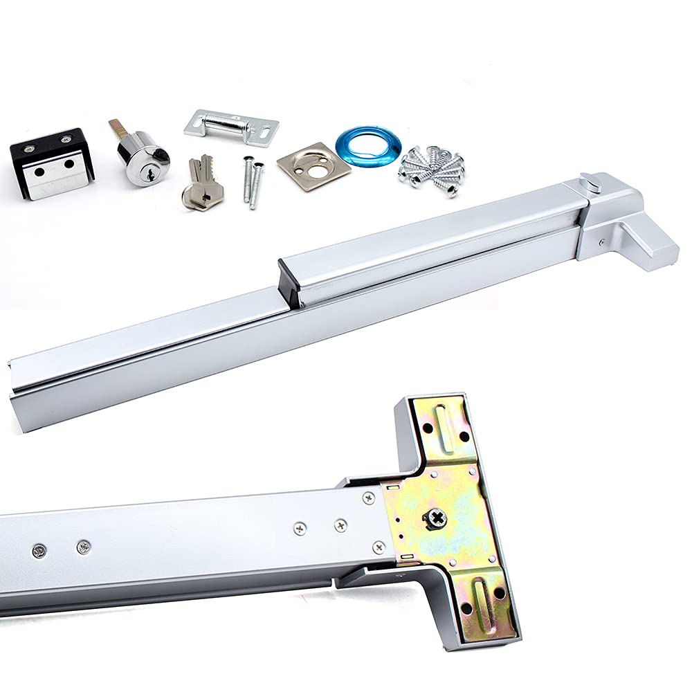 Futchoy Door Push Bar Panic Exit Device Lathe Push Heavy Duty Hardware Latch Fireproof Emergency Lock Commercial Single Door