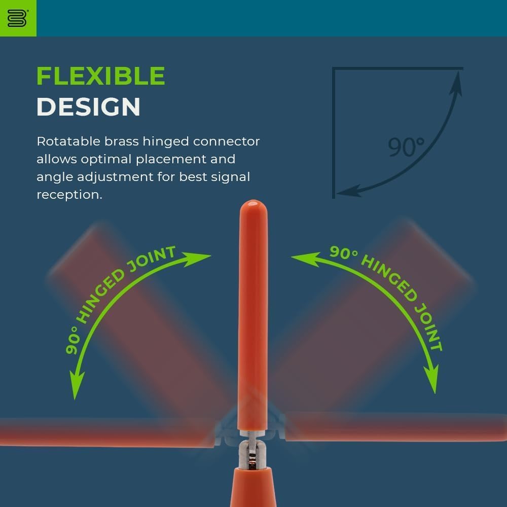 Bolton Technical 1561-1610 4 Bolton Dart GPS/GNSS Antenna | High-Efficiency Monopole | GPS/Galileo/GLONASS/BeiDou | MHz