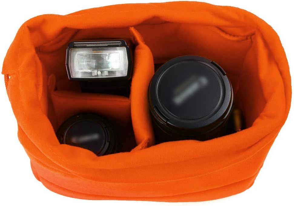 Koolertron Shockproof Camera Photo Bag for SLR TLR Camera Insert Partition Padded Case,Can be Put Directly Into the SLR
