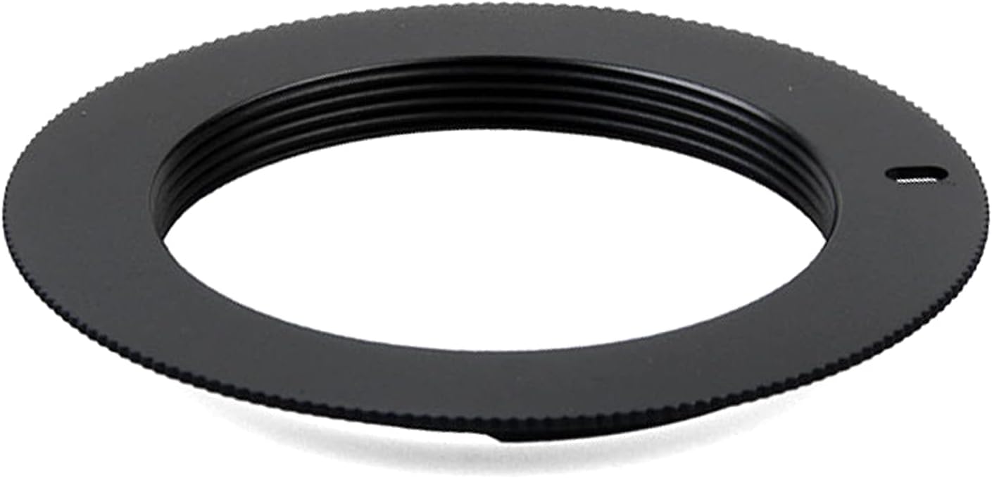 Whoasyst M42x1mm Screw Mount Change Ring Telescope Eyepiece Lens for EOSM EF-M Series Mirrorless Camera Accessory