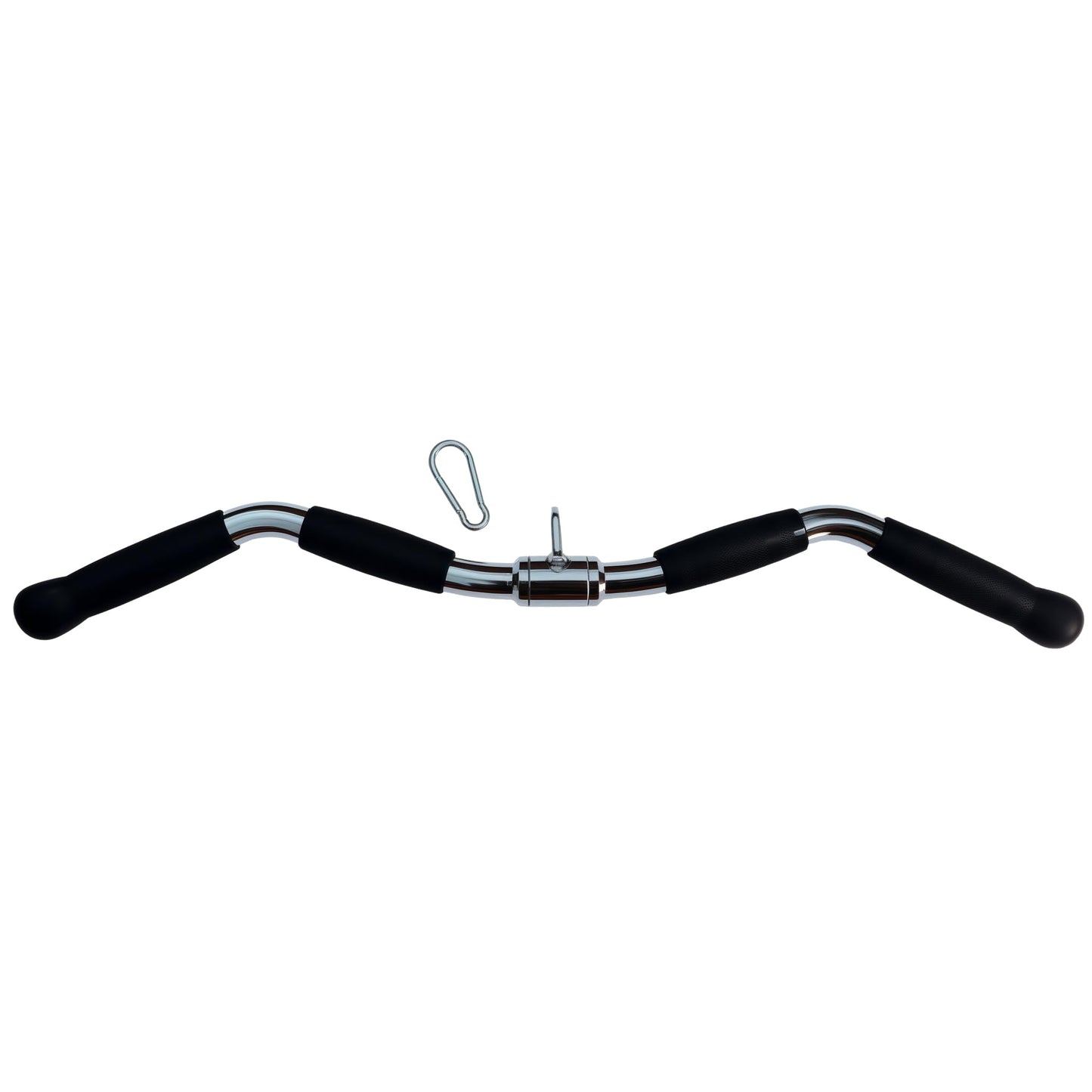 qibylift Lat Pulldown Attachments For Cable Machines,Lat Pull Down Bar Cable Machine Attachments,Tricep Press Down,Revolving Straight Curl Bar with Rotating & Rubber Handle Grips(29 Inch)