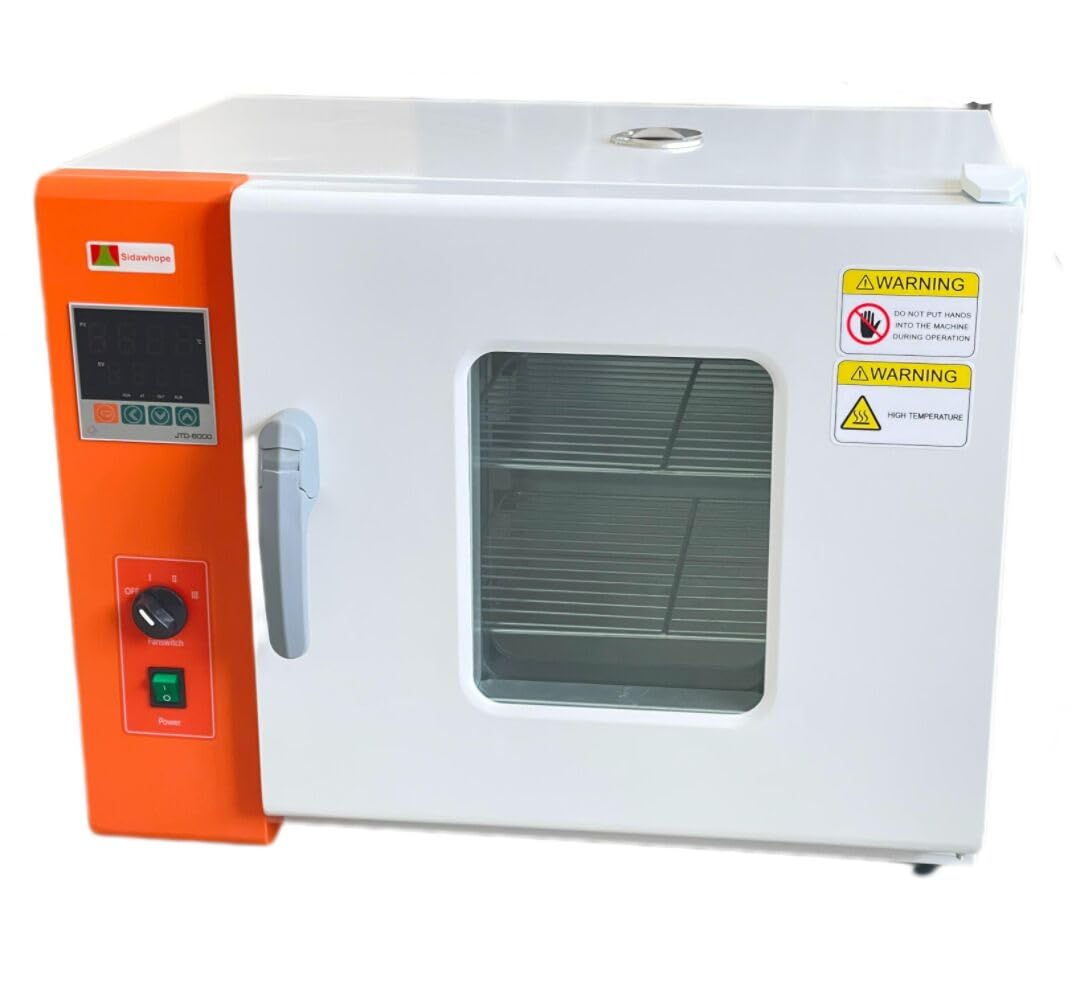 Sidawhope Digital Forced Air Convection Drying Oven - 14x14x14 Inch Chamber, Temperature Control, Adjustable Fan, Kiln, RT-300, Large Capacity Heating Oven for Industrial and Lab
