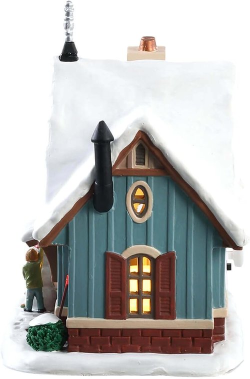 Lemax Caddington Village Lighted Building - Charming Snow Day Design | Perfect Holiday Decor