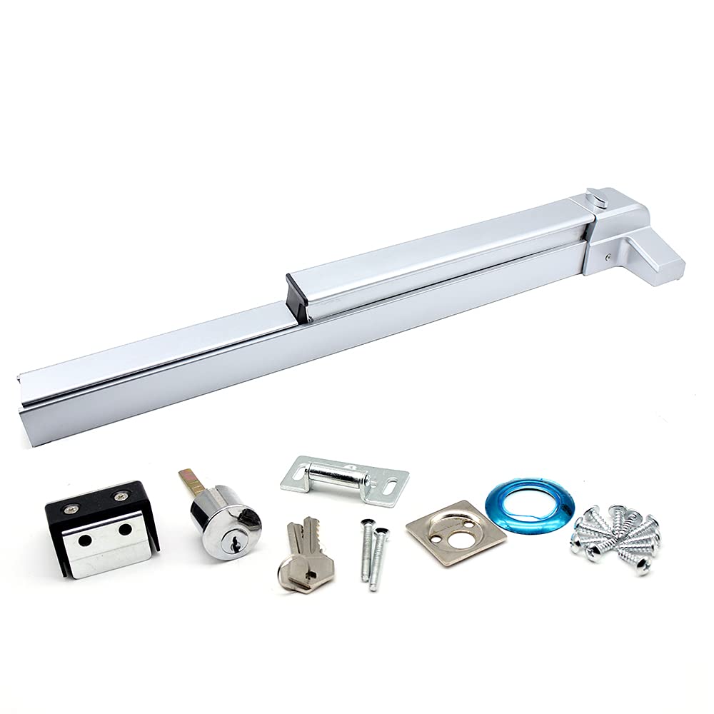 Futchoy Door Push Bar Panic Exit Device Lathe Push Heavy Duty Hardware Latch Fireproof Emergency Lock Commercial Single Door
