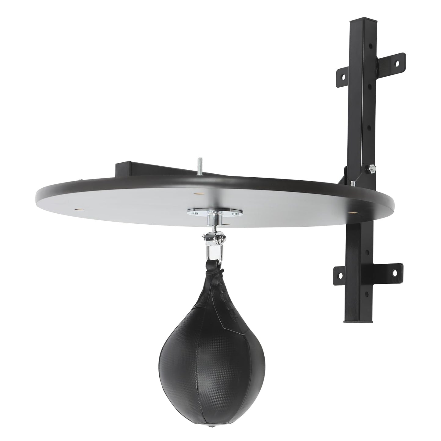 Speed Bag Platform Kit for Indoor Boxing, Heavy Duty Speed Bag for Boxing Training Equipment with Punching Ball, Adjustable Height Wall Mounted Speedbag Platform for Home Gym