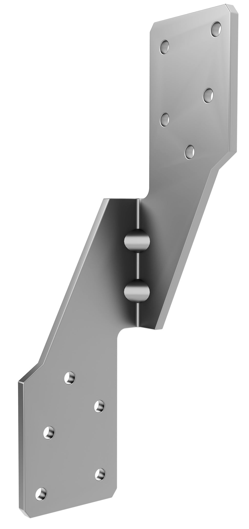 Hurricane Straps H2.5A Right Tie Heavy Duty Galvanized Hurricane Tie 25ct Hurricane Straps Widely Applicable Rafter Ties can Realize Double Reinforcement or Fits for Left-Hander(25pcs)