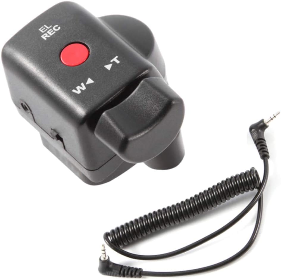 CfoPiryx 2.5mm Zoom Control DSLR Pro Camcorder Remote Controller Jack Cable for Sony Panasonic LANC Jack