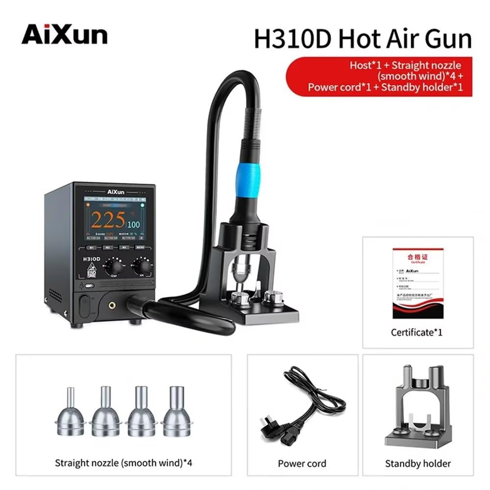 AiXun H310D 1000W Smart Hot Air Station for SMD BGA Repair