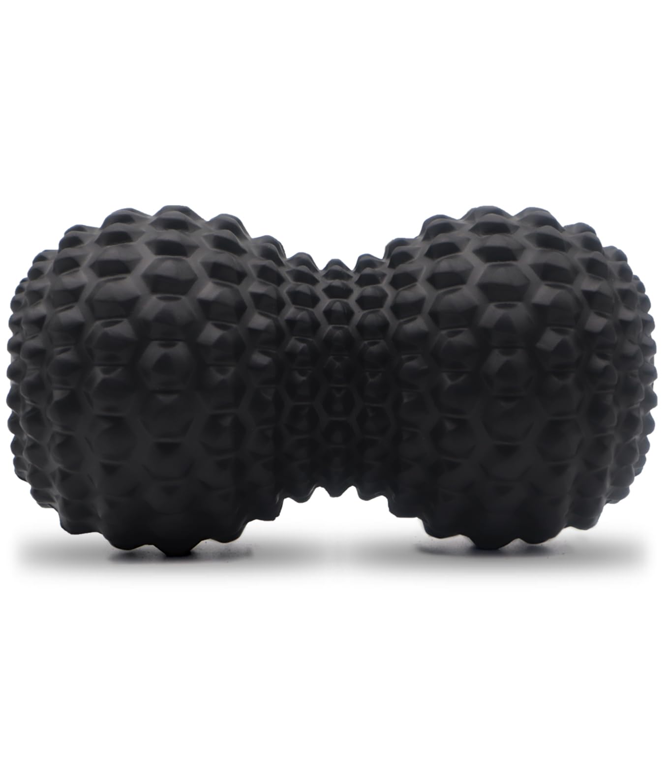 KITWILD Peanut Massage Ball, Double Lacrosse Massage Roller Ball for Deep Tissue Muscle Massage, Physical Therapy, Myofascial Release, Muscle Knots, and Yoga Therapy (Black)