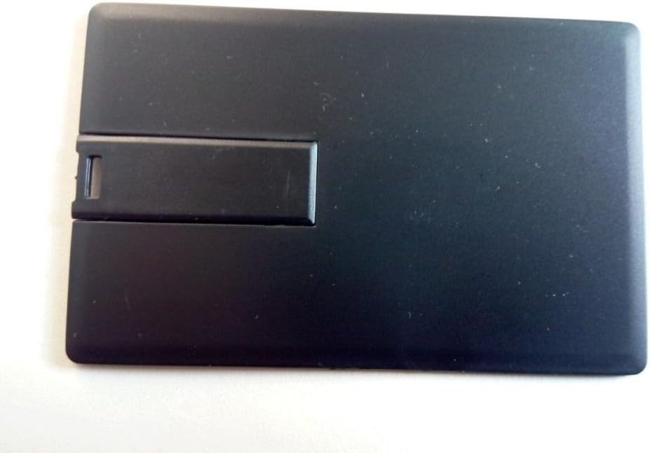 KLD Pack 10 (1GB, Wafer USB Bussiness Card Flash Drive Blank DIY Memory Stick Wholesale Bulk Black)
