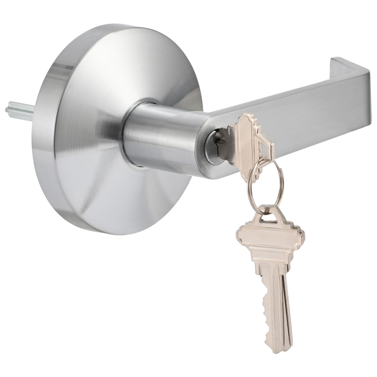 Commercial Panic Exit Device with Push Bar and Exterior Lever Handle, UL10C & ANSI Grade 1 Certified, ADA Compliant Emergency Exit Door Hardware for Safety & Durability (211P-With Lever Handle)
