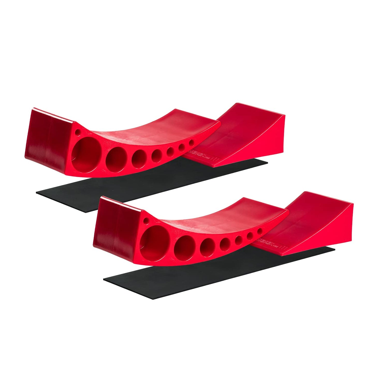 Andersen Hitches 2-Pack Camper Leveler Blocks with Rubber Mats for RVs and Trailers Up to 30000 lbs Made in USA