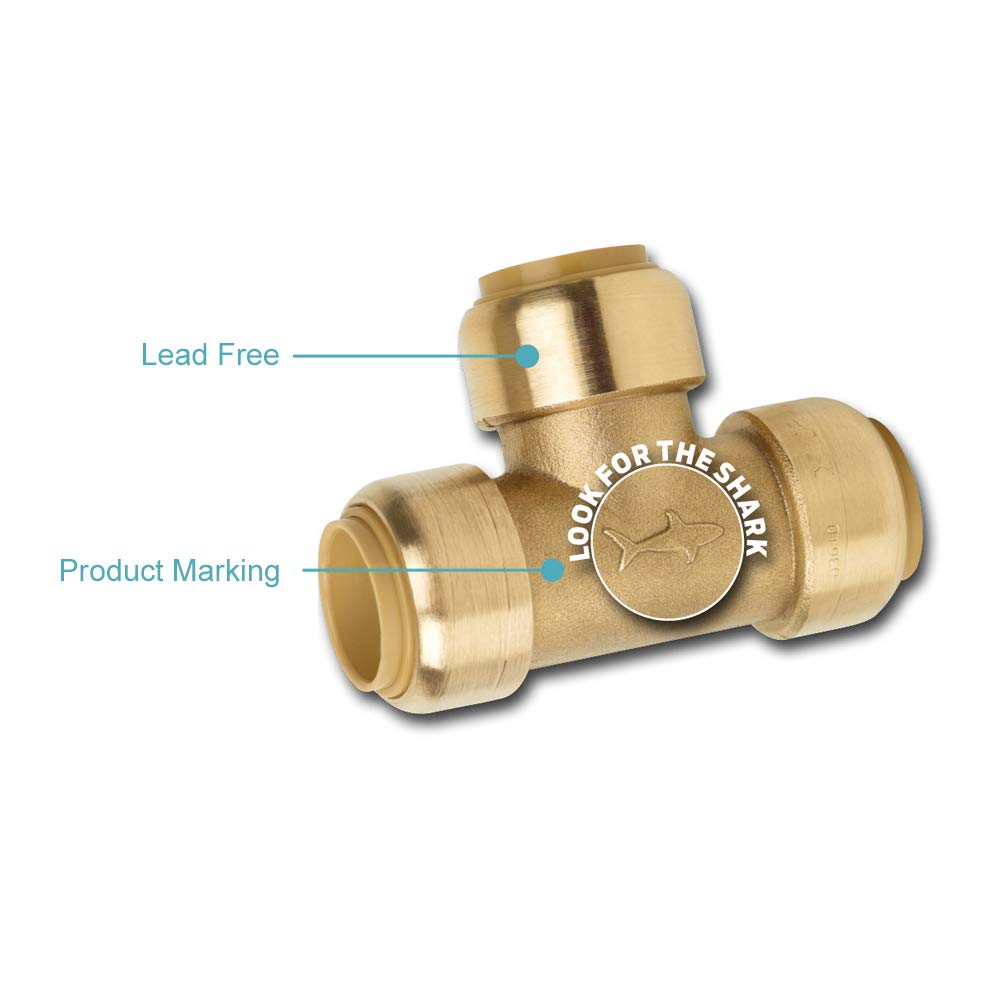 SharkBite 6 Loop Radiant Heating Manifold Installation Kit, Push to Connect Brass Plumbing Fitting, PEX Pipe, PE-RT, 24779