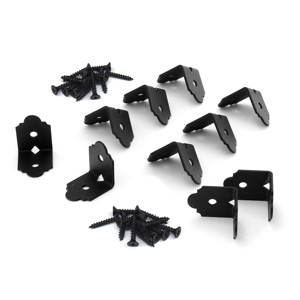 OZCO 100 Pcs Laredo Sunset Rafter Clips 2" | Decorative Angle Rafter Clips for Pergola, Deck, Pavilion and Outdoor Wood Structures | Powder-Coated Galvanized Steel Hardware