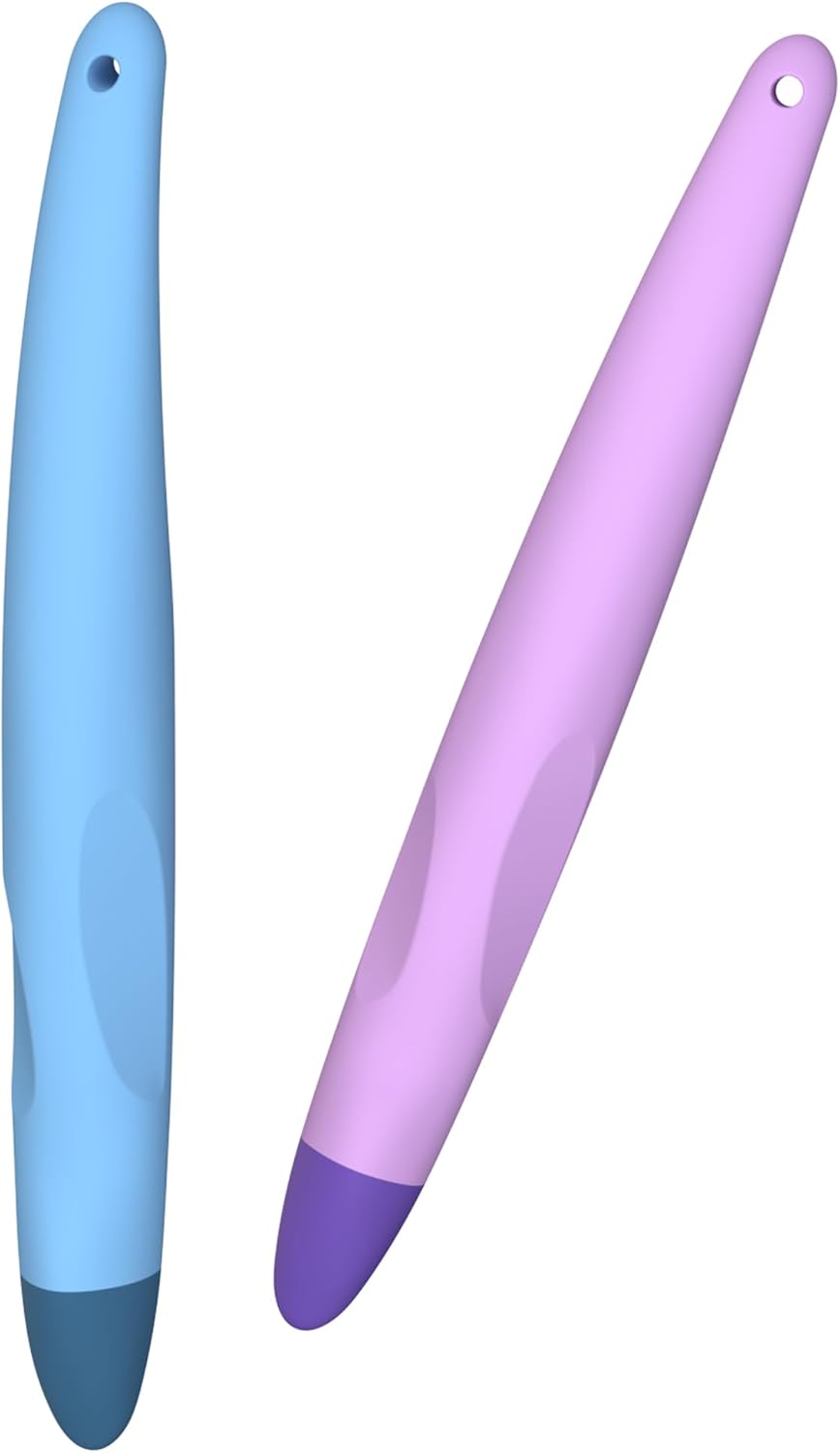 AWINNER 2 Pack Kid-Friendly Stylus Pens for Touch Screens,Tablet Stylus Pen Purple Blue Stylus Universal Touch Screen