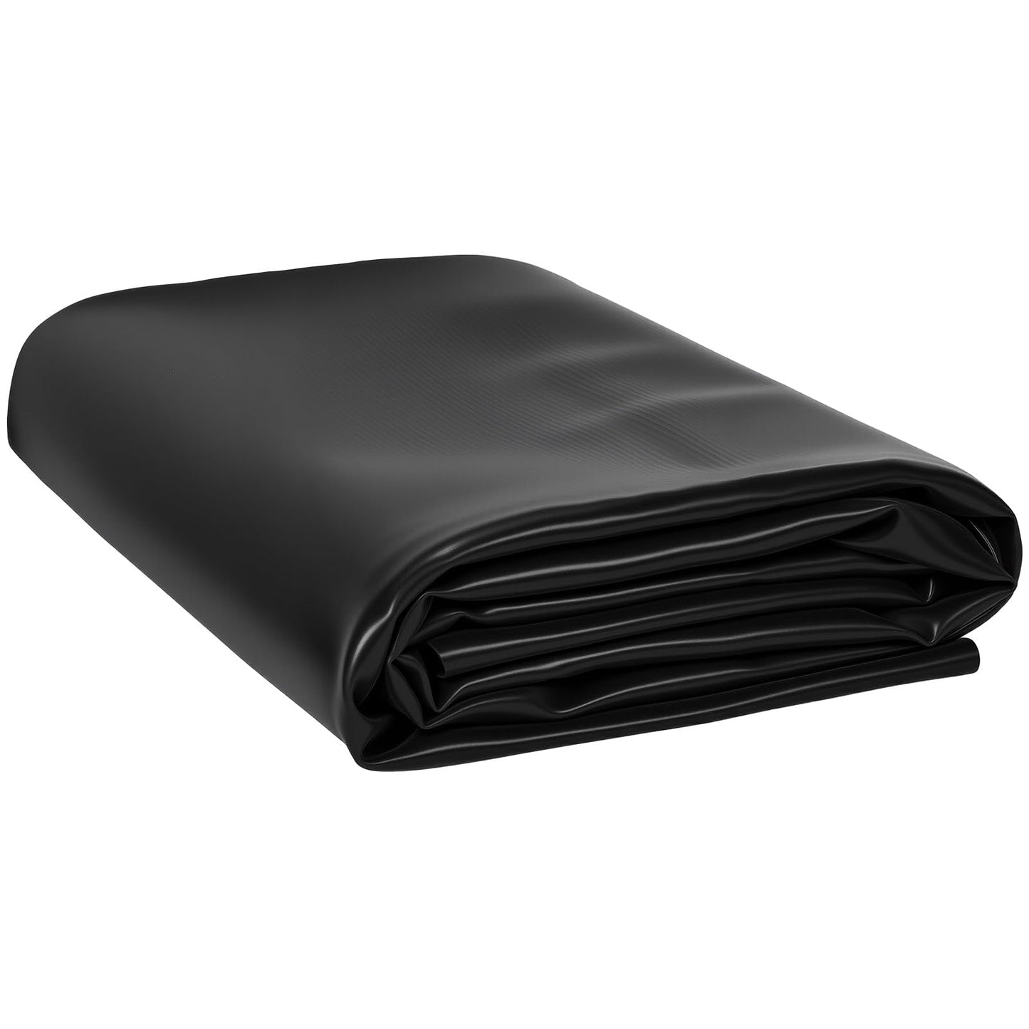 POPOSOAP Pond Liner, Mil Fish Pond EPDM Liner, U-V Resistant Preformed Garden Pond Liners for Outdoor Ponds, Koi Ponds, Garden Fountain, Waterfalls 11.5 x 13 FT 45Mil