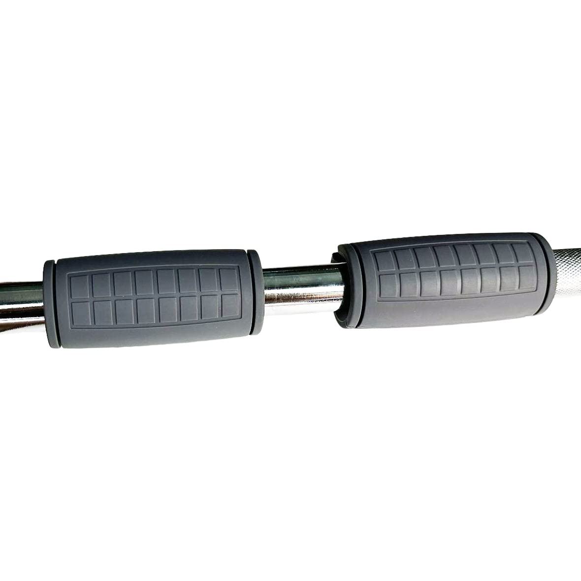 yuhqc Weight Bar Grips Fit Standard Barbell, Dumbell Handles, Thick Bar Training Adapter for Weightlifting & Cable Attachments Fitness Training Rope Grips for Body Arm Forearm Builder Strength(Gray)