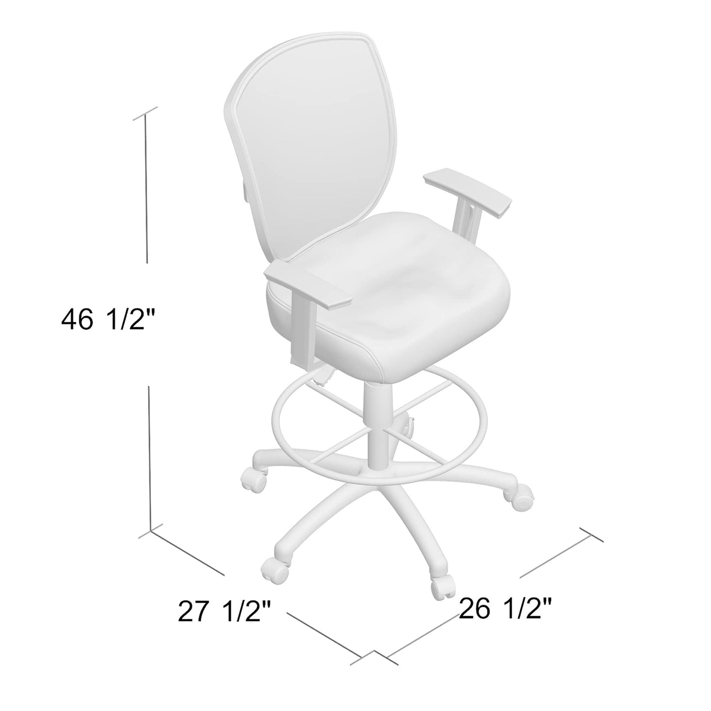 Boss Office Products B16021 Contract Drafting Stool